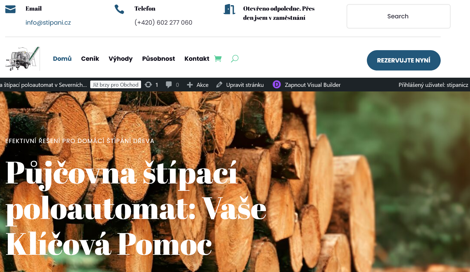 Screenshot 2025-10-11 at 19-35-49 Půjčovna štípací poloautomat v Severních Čechách – Zapůjčíme a dovezeme štípací poloautomat
